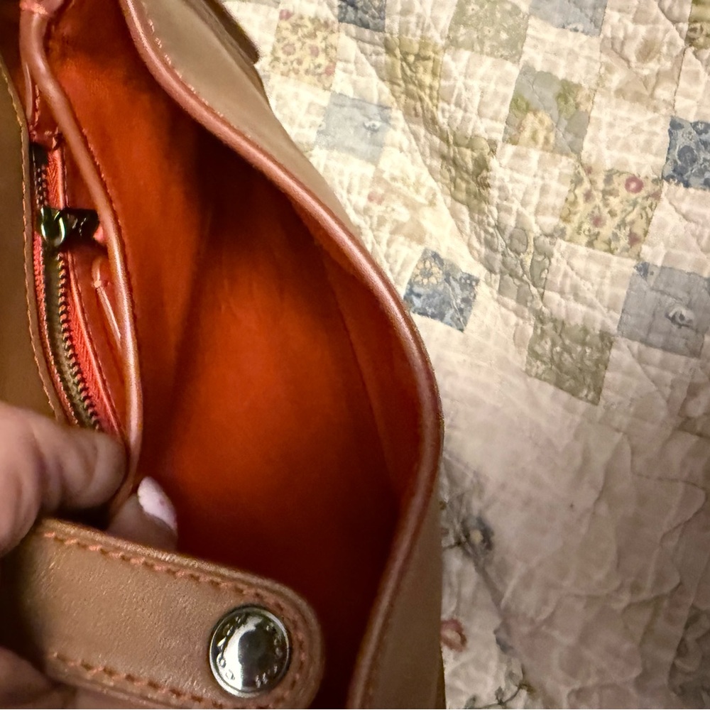 Coach Saddle 23 BritishTan Glovetsnned Leather Crossbody Saddle Bag - Picture 5 of 8